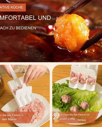 🔥Kreativ Dreifach-Fleischbällchen-Maker für die Küche