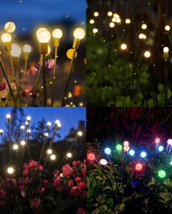 IP65 Wasserdichte. solarbetriebene Firefly-Gartenleuchte