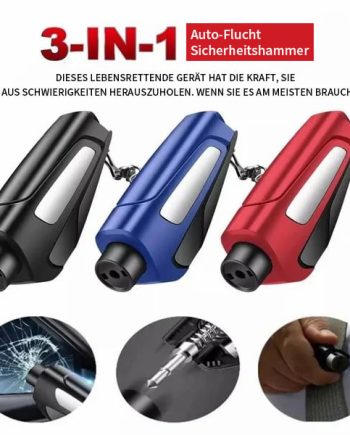 ❤️ Aufgerüsteter 3-in-1-Fensterbrecher für Autos
