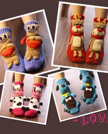Roman Boden Handgemachte Wolle Stricken Mode Cartoon Schöne Tier