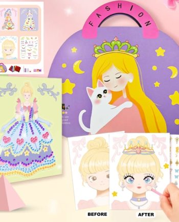 💝Fantasy 3-in-1 Prinzessinnen-Ankleide- und Schminkspiel-Set💅