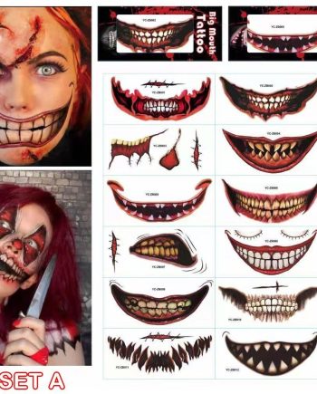 🎃Halloween-Scherz Make-up temporäres Tattoo