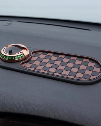 4-in-1 Anti-Rutsch-Matte fürs Auto mit Handyhalter & Mittelkonsole-Ablage