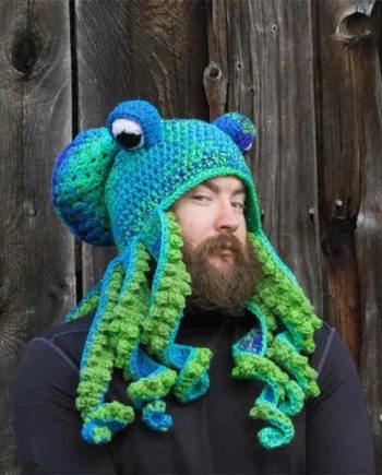 Handgestrickte Oktopusmütze🧶