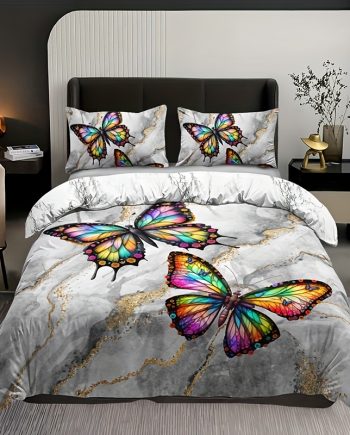 3pcs Fashion Print Duvet Cover Set